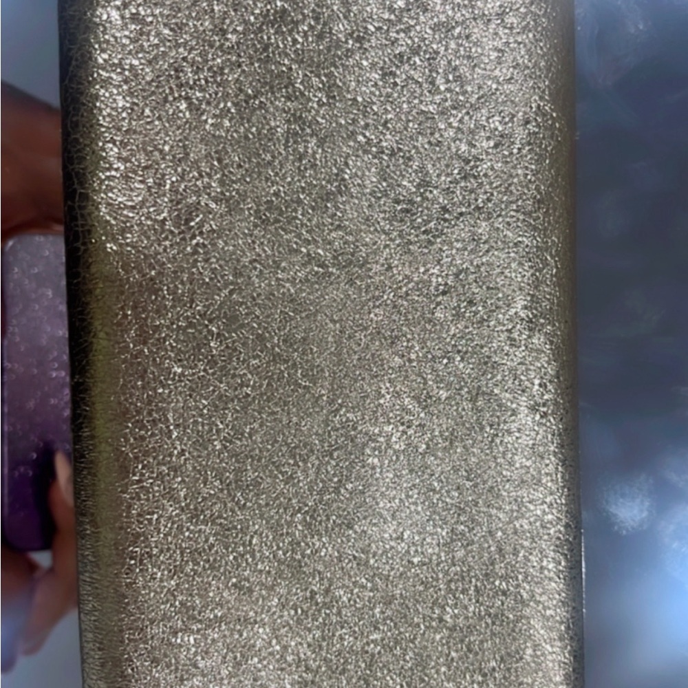 TB metallic champagne color clutch in mint condition. Like new! Stylish!! - Picture 4 of 4